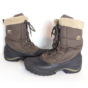 Sorel Rain Tivoli Fleece Lined Boot Waterproof Winter Snow Lace Up